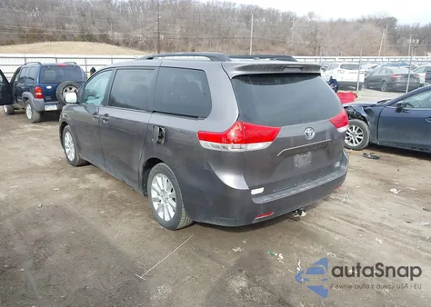 2013 Toyota Sienna Xle 7 Passenger из США, поврежденный, VIN 5TDDK3DC0DS070828